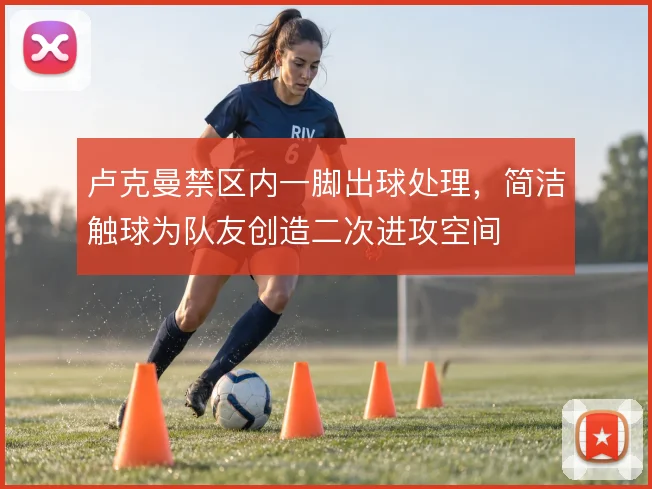 卢克曼禁区内一脚出球处理，简洁触球为队友创造二次进攻空间